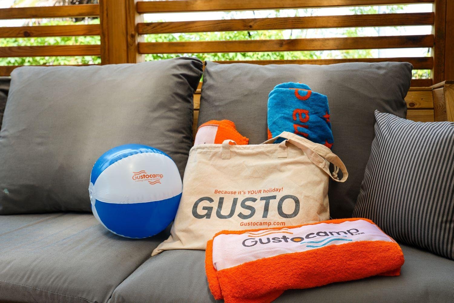 Gustocamp strandtas